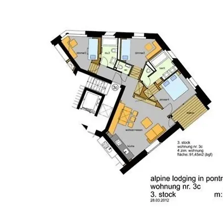 Alpine 6-bett-wohnung Chesa Plattner 