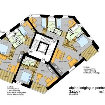 Alpine 6-bett-wohnung Chesa Plattner 